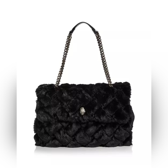 Kurt Geiger Handbags - Like New Kurt Geiger Kensington XXL Faux Fur Convertible Shoulder Bag